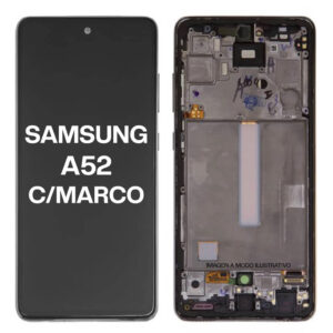 MÓDULO SAMSUNG A52 CON MARCO CALIDAD OLED NEGRO