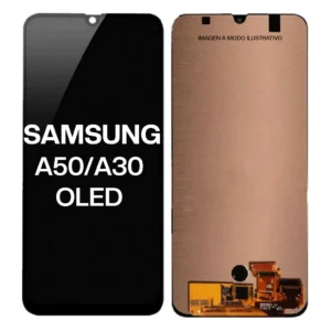 MÓDULO SAMSUNG A50 / A30 OLED NEGRO Sin Marco
