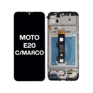 MÓDULO MOTO E20 CALIDAD ORIGINAL CON MARCO