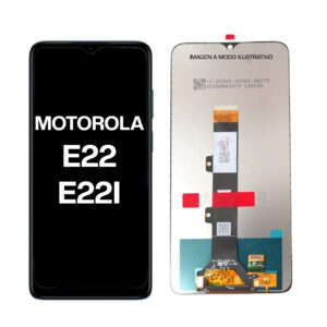 MÓDULO MOTO E22 / E22i CALIDAD ORIGINAL CON MARCO
