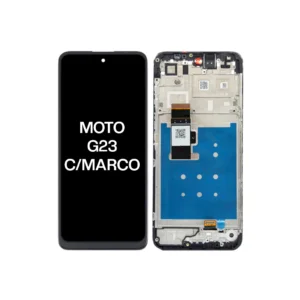 MÓDULO MOTO G23 CALIDAD ORIGINAL CON MARCO NEGRO