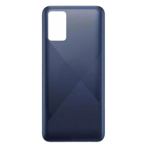 Tapa A02s azul con lente y botonera