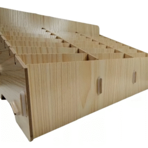 organizador madera 24 espacios para celulares